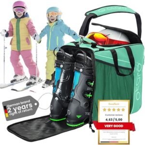 Premium Skitas - Skiuitrusting Tas - Wintersporters Organiseren - Geïntegreerde Voet - 27L - Grijs