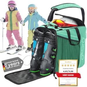 Premium skitas met Helmfach XL - Innovatieve ruimteverdeling en hoogwaardige afwerking voor skiërs