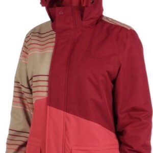 Protest Dames Dangerous Ski Jas Sangria Rood Maat XS / 34