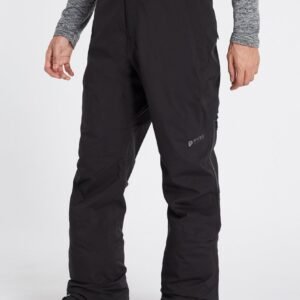 Protest Miikka - Skibroek Heren - Waterafstotende afwerking - Waterkolom 10K - Afneembare schouderbanden - True Black