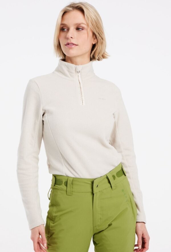 Protest Mutez - Skipully Dames - Lange mouwen - 1/4 rits - Kitoffwhite