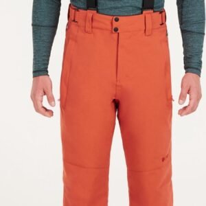 Protest Owens - Skibroek Heren - Waterafstotende afwerking - Waterkolom 10K - Afneembare schouderbanden - Brick Orange