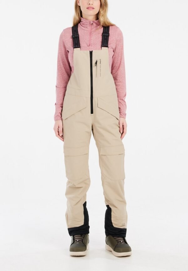 Protest PRTNAVAZ - Skibroek Dames - Zwart - Bamboobeige