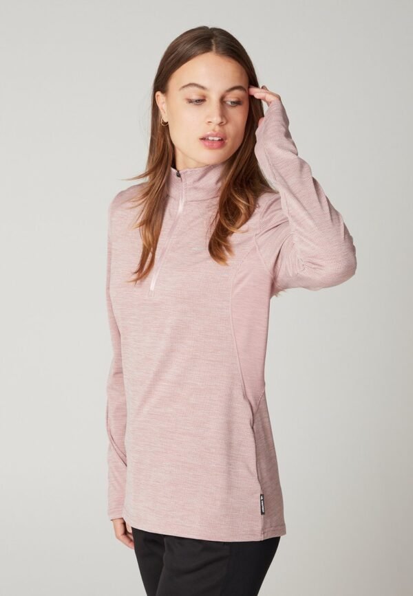 Protest PRTSENNA - Top met 1/4 ritssluiting Dames - Mauvepink