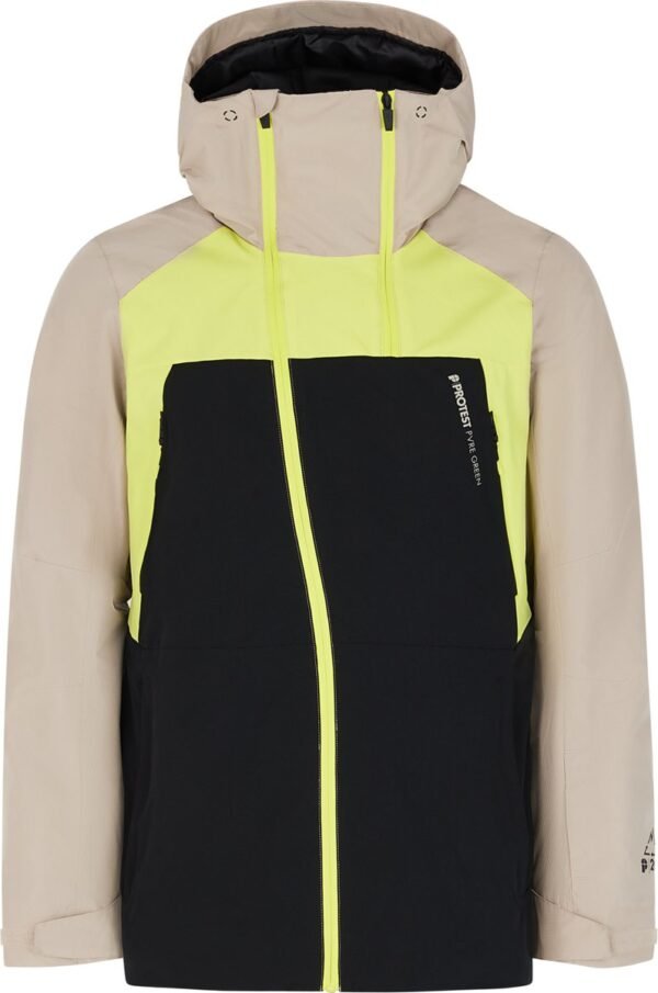 Protest Prtamount - Skijas Heren - Waterafstotende afwerking - Winterjas - Waterkolom 20K - Bamboobeige