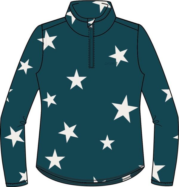 Protest Prtbette - Skipully Meisjes - Lange mouwen - 1/4 rits - Rainstorm Blue