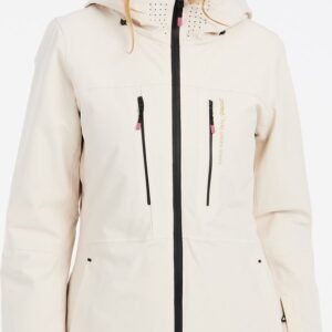 Protest Prtbeverly - Skijas Dames - Waterafstotende afwerking - Winterjas - Waterkolom 20K - Kitoffwhite