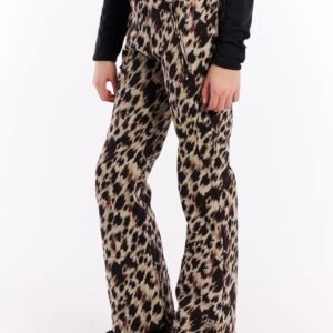 Protest Prtclassys - Skibroek Meisjes - Flared sterren - Verstelbare schouderbanden - Waterkolom 10K - Bamboobeige