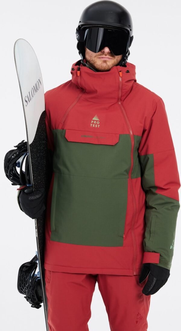 Protest Prtdazzle - Skijas Heren - Waterafstotende afwerking - Winterjas - Waterkolom 10K - Barn Red