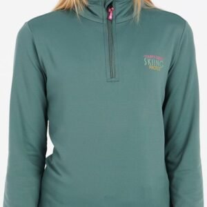 Protest Prtdesra Jr - Skipully Meisjes - Lange mouwen - 1/4 rits - Evergreen