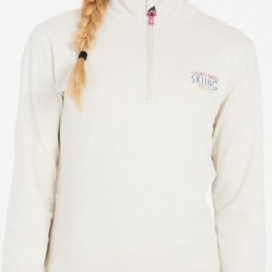 Protest Prtdesra Jr - Skipully Meisjes - Lange mouwen - 1/4 rits - Kitoffwhite