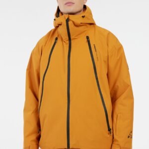 Protest Prtferrol - Ski handschoenen Heren - Waterkolom 20K - Haak- en oogsluiting - Waterafstotende afwerking - Caramel Yellow