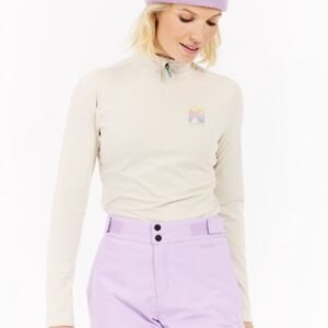 Protest Prtgentle - Skipully Dames - Lange mouwen - 1/4 rits - Kitoffwhite