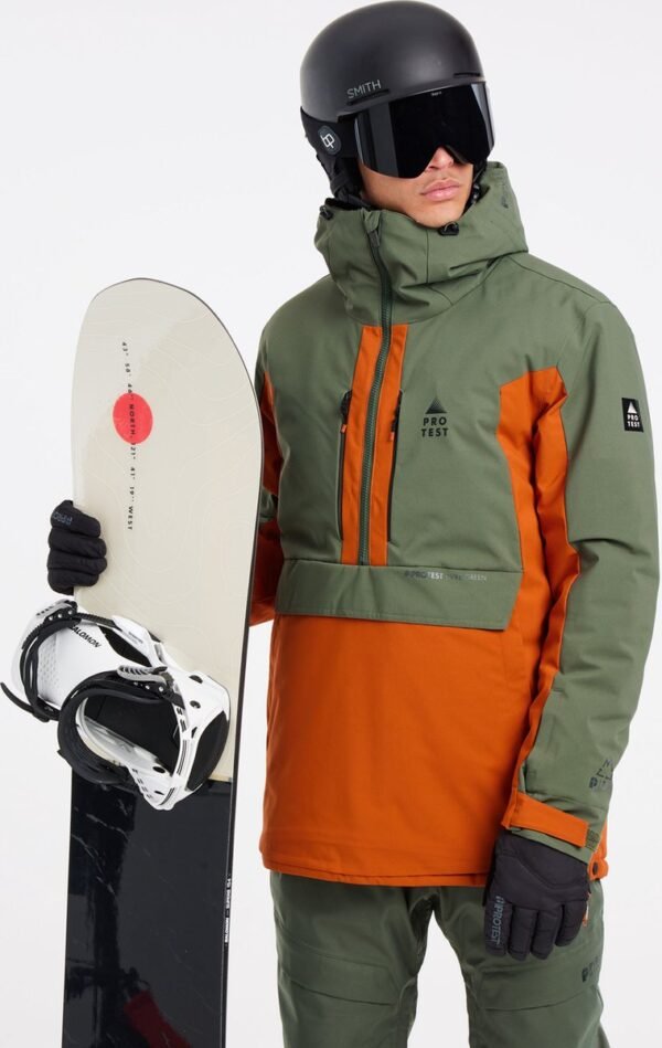 Protest Prthalem - Skijas Heren - Anorak - Winterjas - Waterkolom 10K - Thyme