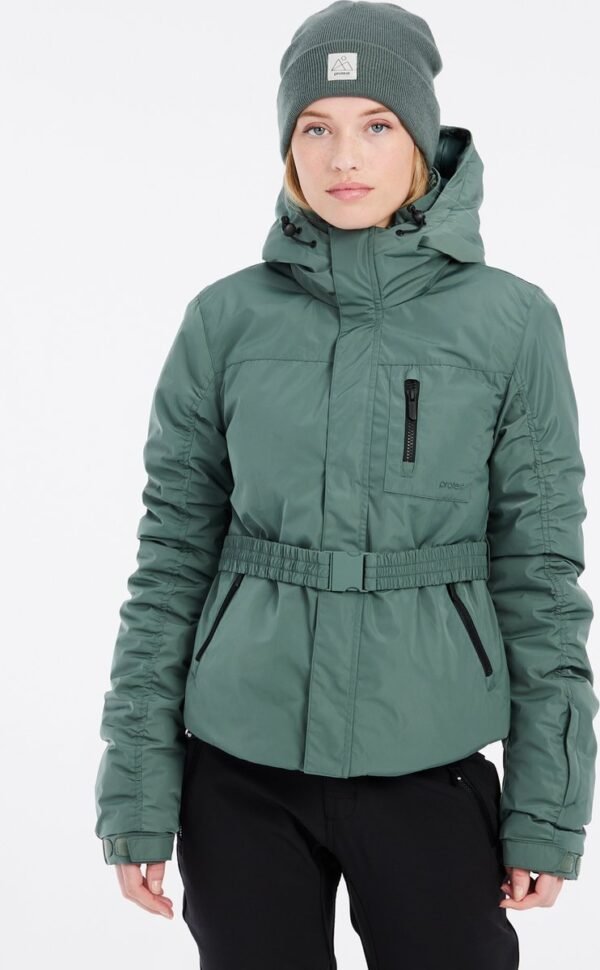 Protest Prtjaxx - Skijas Dames - Waterafstotende afwerking - Winterjas - Waterkolom 10K - Evergreen