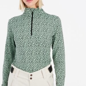 Protest Prtkacey - Skipully Dames - Lange mouwen - 1/4 rits - Green Baygreen