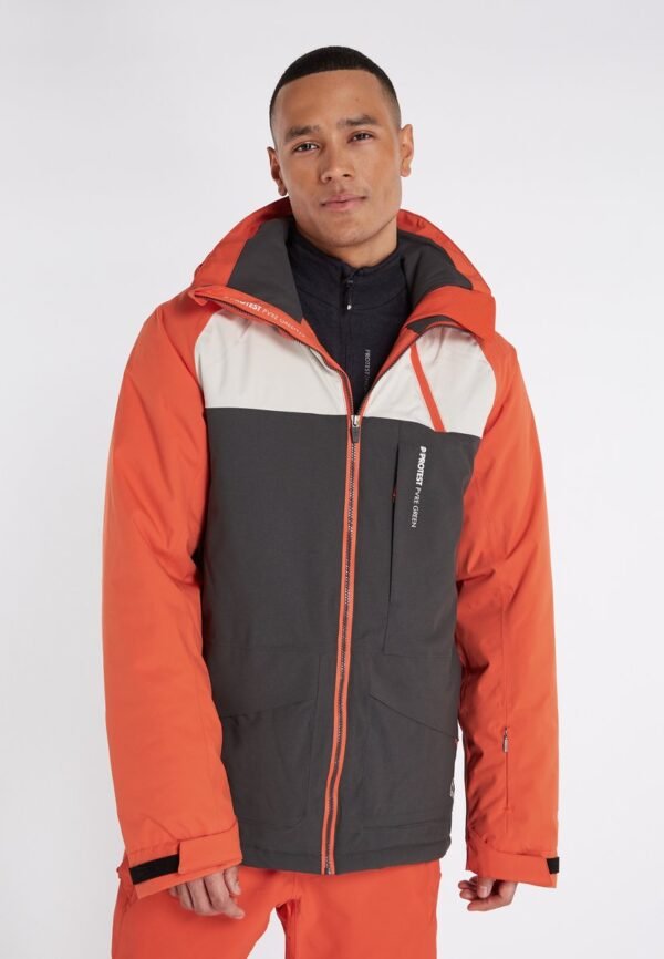 Protest Prtkingstong - Skijas Heren - Waterafstotende afwerking - Winterjas - Waterkolom 20K - Deep Grey