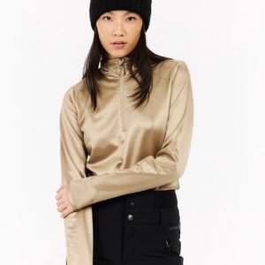 Protest Prtlaga - Skipully Dames - Lange mouwen - 1/4 rits - Bamboobeige