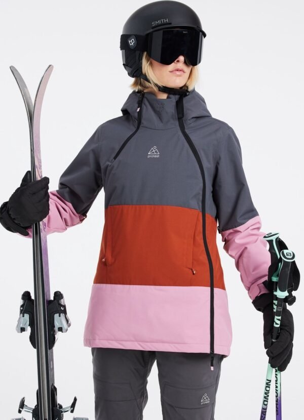 Protest Prtlimia - Skijas Dames - Waterafstotende afwerking - Winterjas - Waterkolom 10K - Shadow Grey