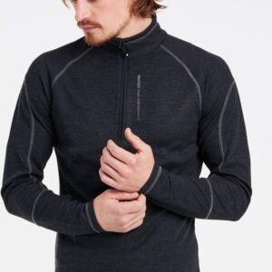 Protest Prtlouisiana - Skipully Heren - Lange mouwen - 1/4 rits - True Black