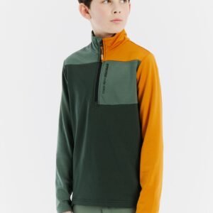 Protest Prtmarno - Skipully Jongens - Lange mouwen - 1/4 rits - Kale Green