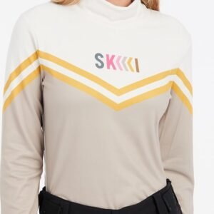 Protest Prtmerci - Skipully Dames - Lange mouwen - 1/4 rits - Bamboobeige