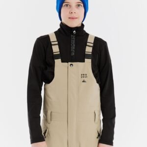 Protest Prtpitoh - Skibroek Jongens - Salopette - Waterkolom 10K - Bamboobeige