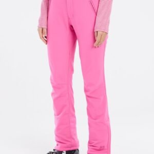 Protest Prtrelole - Skibroek Dames - Softshell - Verstelbare schouderbanden - Waterkolom 10K - Foxy Pink