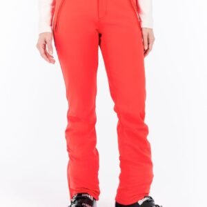 Protest Prtrelole - Skibroek Dames - Softshell - Verstelbare schouderbanden - Waterkolom 10K - Poppy Red