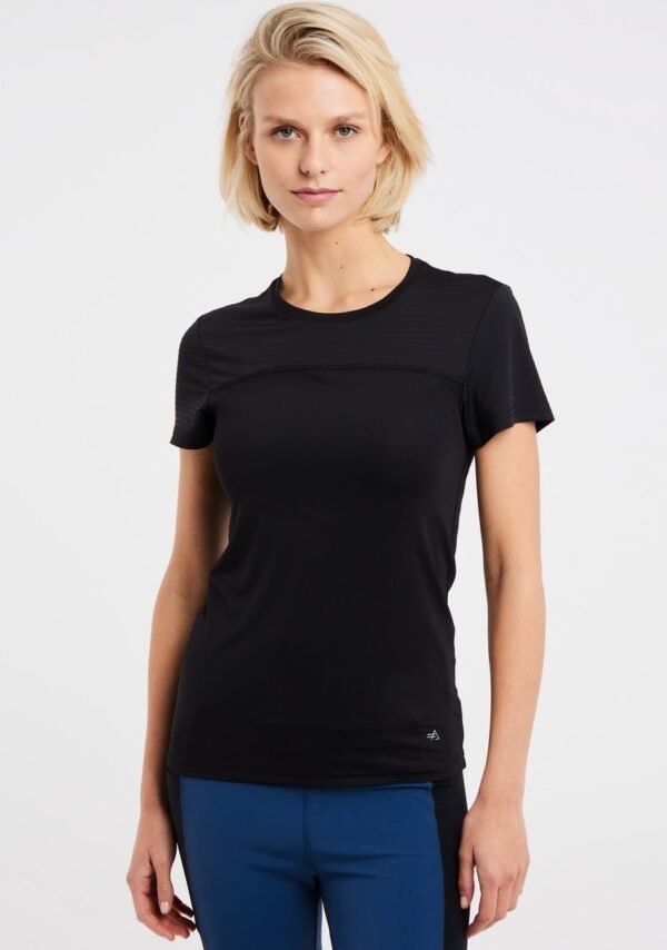 Protest Prtsafou - Outdoor t-shirt Dames - Ronde hals - Korte mouwen - True Black