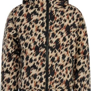 Protest Prtsolina - Skijas Meisjes - Panterprint - Puffer winterjas - Waterkolom 10K - Winterjas