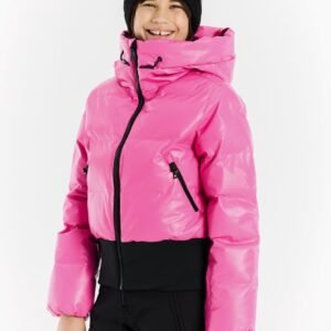 Protest Prtsparkle - Skijas Meisjes - Puffer winterjas - Skipasvak - Waterkolom 10K - Winterjas - Foxy Pink