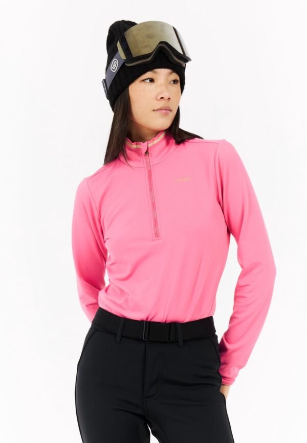 Protest Prtstuff - Skipully Dames - Lange mouwen - 1/4 rits - Foxy Pink