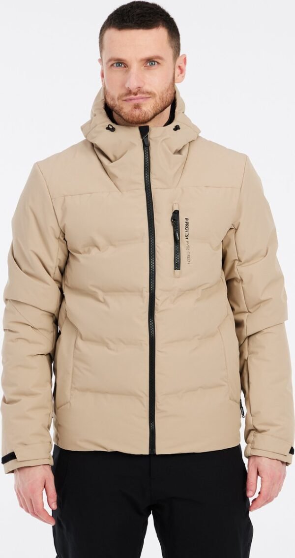 Protest Prtsuperior24 - Skijas Heren - Waterafstotende afwerking - Winterjas - Waterkolom 10K - Bamboobeige