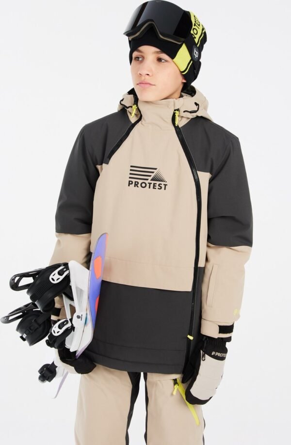 Protest Prtwark Jr - Winterjas Jongens - Waterafstotende afwerking - Skijas - Deep Grey
