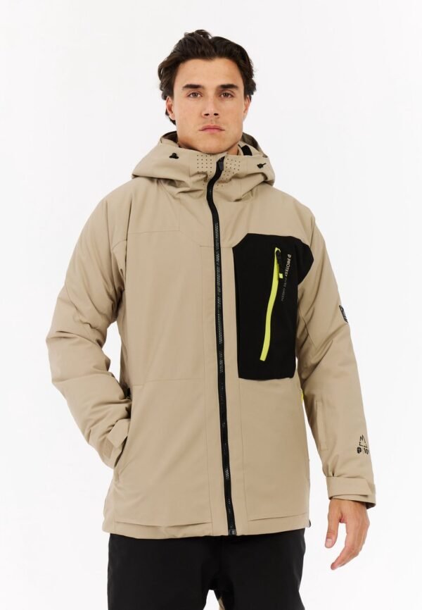 Protest Prtwest - Skijas Heren - Winterjas - Skipasvak - Waterkolom 10K - Bamboobeige