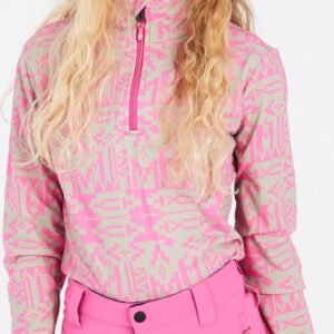 Protest Prtzoak Jr - Skipully Meisjes - Lange mouwen - 1/4 rits - Foxy Pink