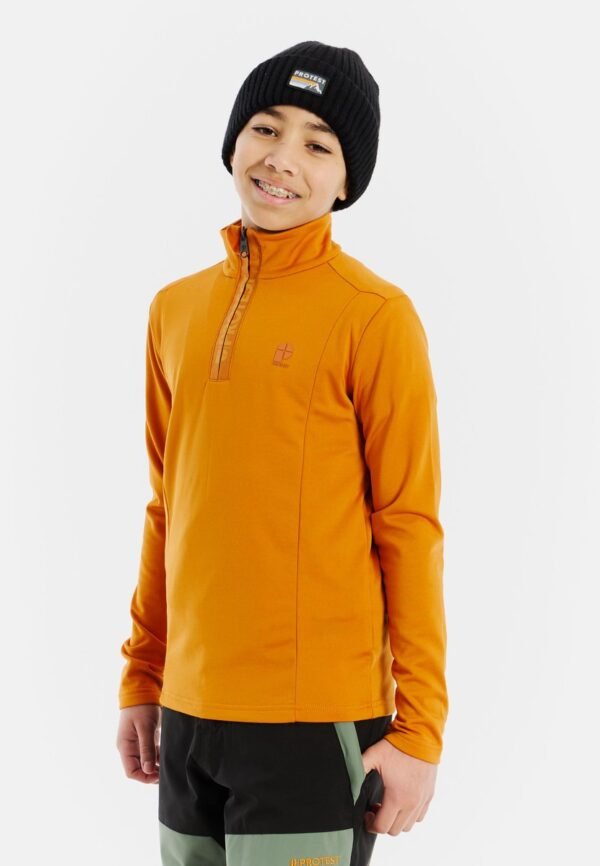 Protest REWILLOWY JR - Top met 1/4 ritssluiting Jongens - Caramel Yellow