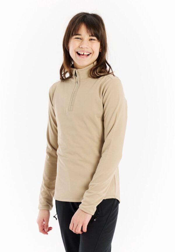 Protest Refabrizoy Jr - Skipully Meisjes - Lange mouwen - 1/4 rits - Bamboobeige
