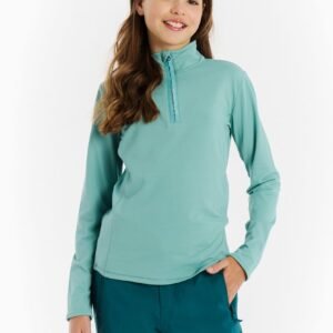 Protest Refabrizoy Jr - Skipully Meisjes - Lange mouwen - 1/4 rits - Glacial Blue