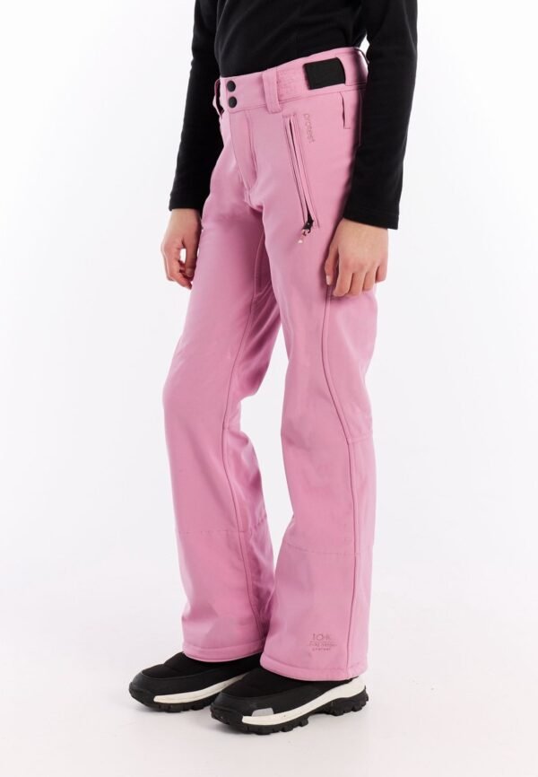Protest Relole - Skibroek Meisjes - Softshell - Verstelbare schouderbanden - Waterkolom 10K - Vintage Pink