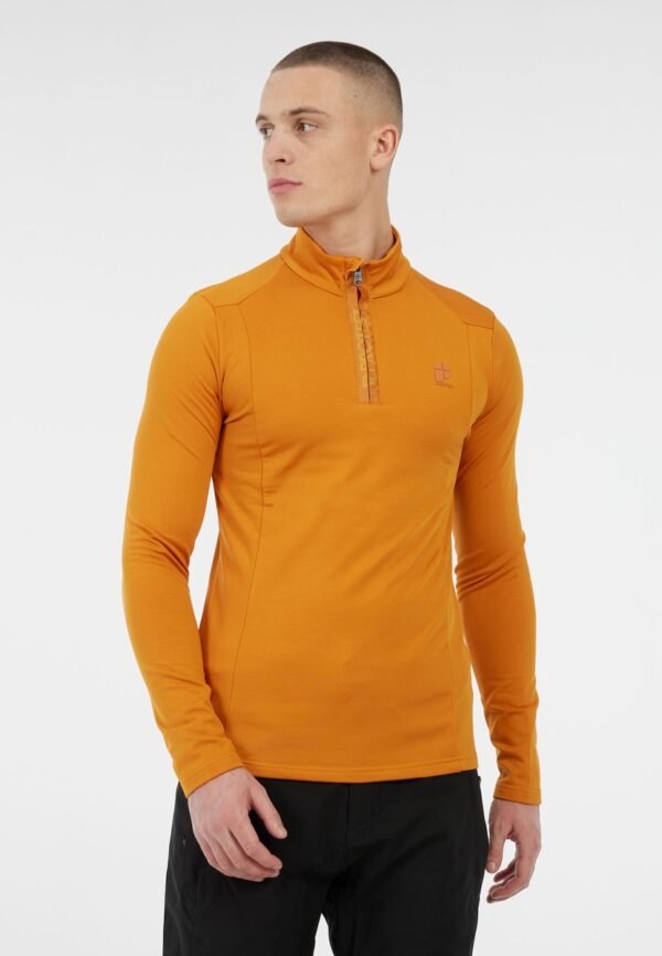 Protest Rewill - Skipully Heren - Lange mouwen - 1/4 rits - Caramel Yellow