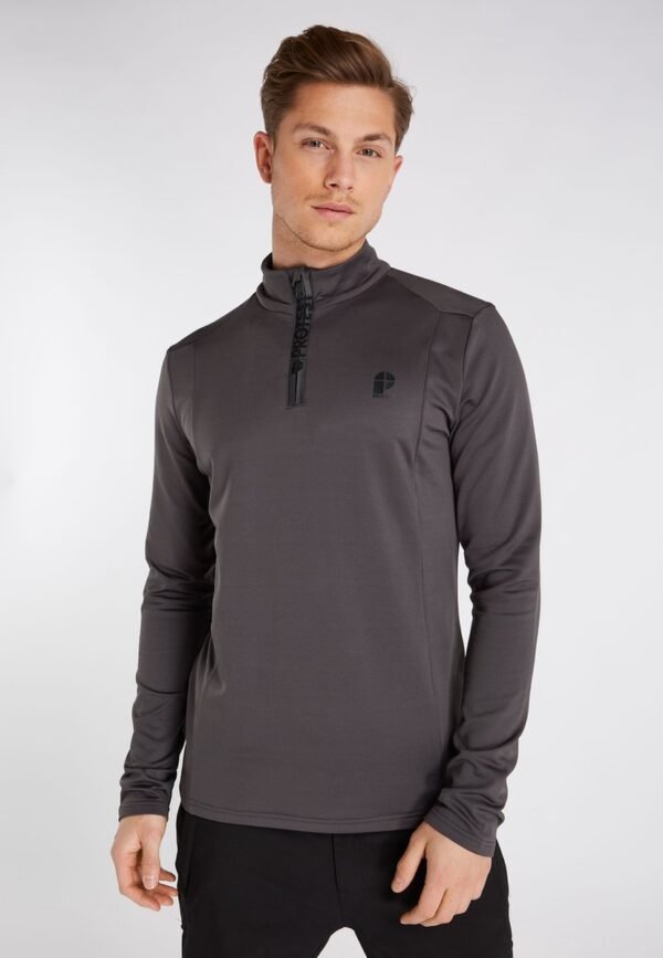 Protest Rewill - Skipully Heren - Lange mouwen - 1/4 rits - Deep Grey