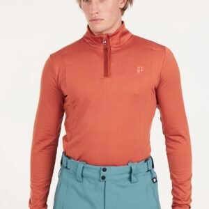 Protest WILL - Top met 1/4 ritssluiting Heren - Brick Orange