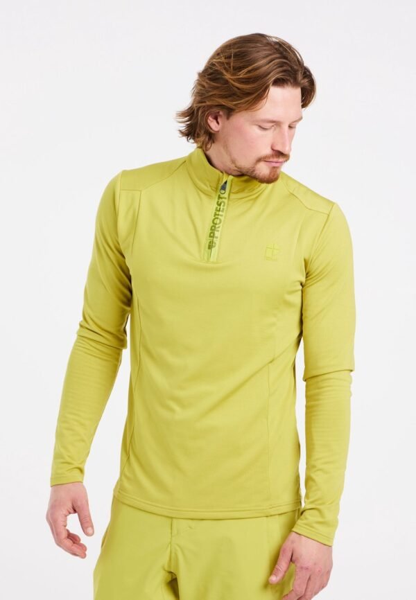 Protest WILL - Top met 1/4 ritssluiting Heren - Spiltpea Green