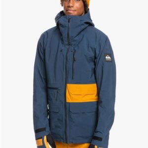 Quiksilver Black Alder Jas Grijs S Man