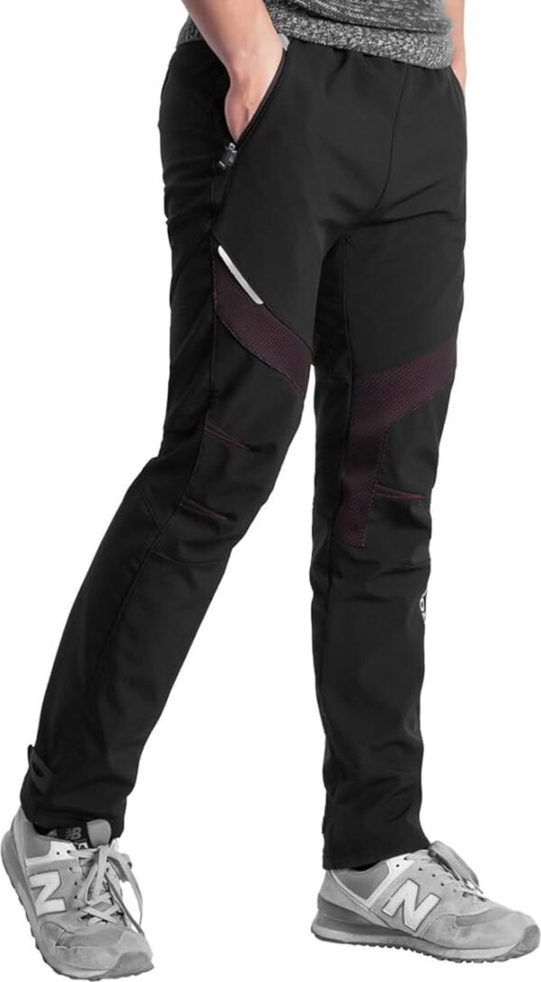 ROCKBROS Winter Fietsen Lange Broek, Sport Winddicht Pataloni voor Fiets MTB Hardlopen Wandelen, Winter Herfst, voor Buitensporten, Heren Dames Maat 2XL