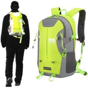 Reflecterende lichtgewicht motorrugzak voor laptop met 35 liter opbergruimte