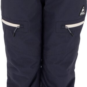 Rehall KYLE-R-jr. Meisjes Wintersportbroek Zwart 128 - Skibroek - Snowboardbroek - Gewatteerde Broek