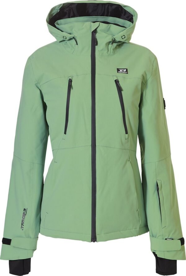 Rehall MEAVE-R Dames Wintersportjas Groen M - Ski Jas - Snowboardjas - Gevoerde Jas